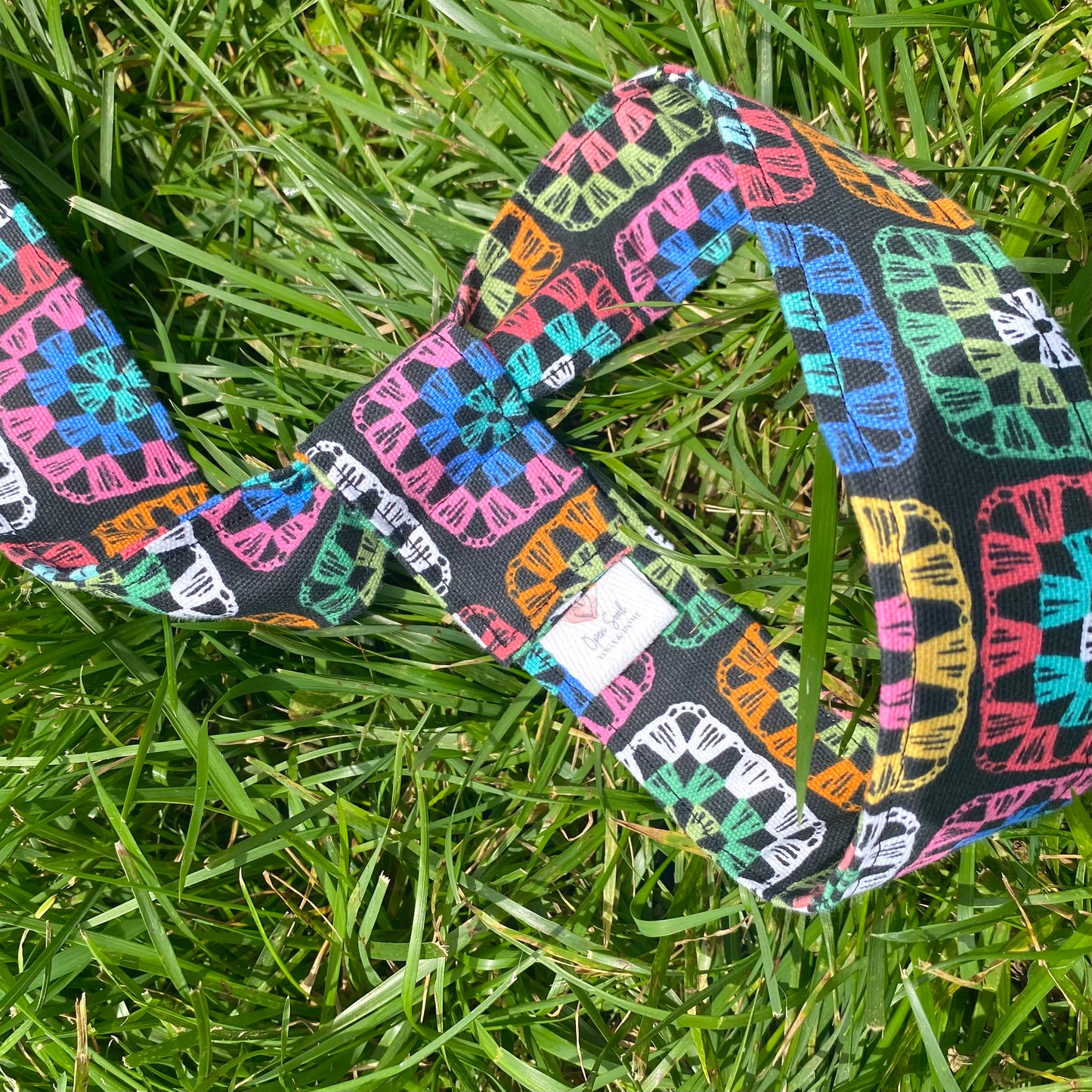 Adjustable 2-in-1 Yoga Mat Carrying Strap - Patchwork Multi