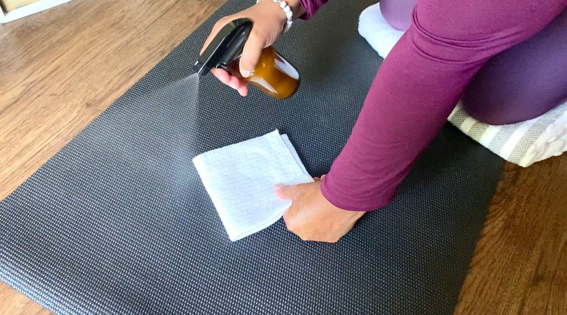Organic Yoga Mat Cleaning Spray | Non-Toxic Room & Home Freshener