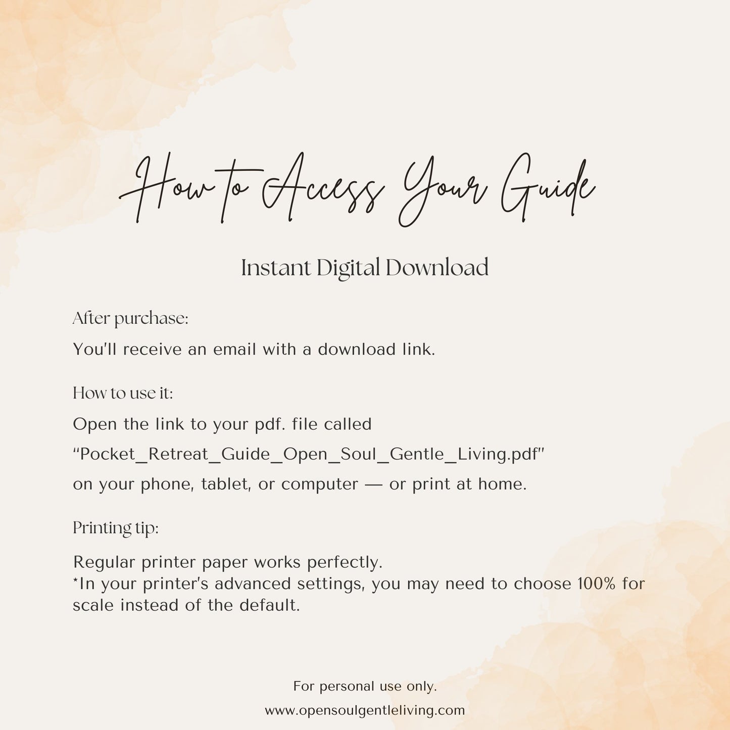 Pocket Retreat: A Gentle Digital Guide for Slowing Down & Breathing Again
