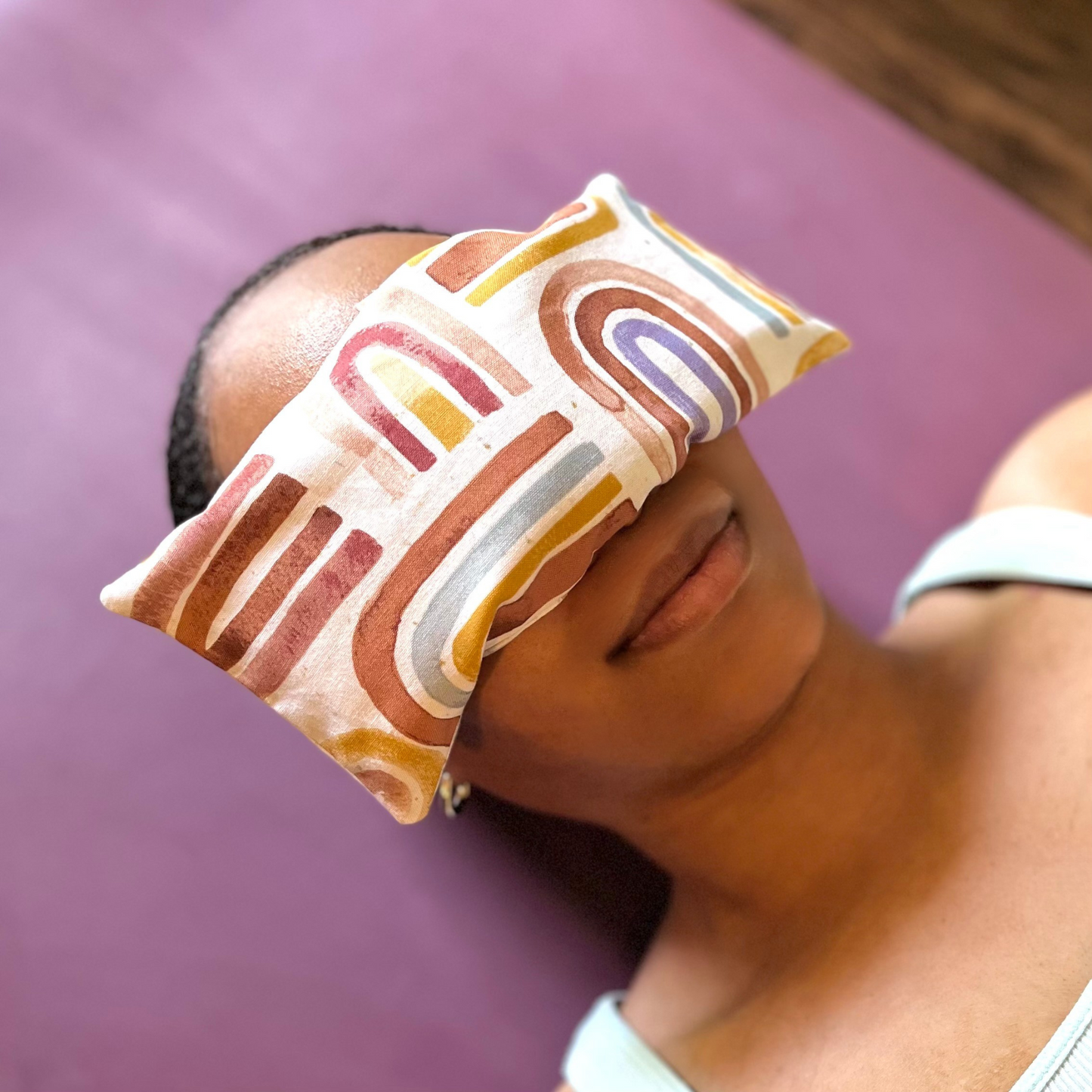 Organic Lavender and Flax Seed Eye Pillow - Earth and Sky Collection