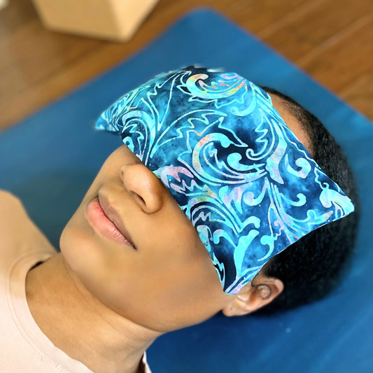 Organic Lavender and Flax Seed Eye Pillows - Bright Batiks Collection