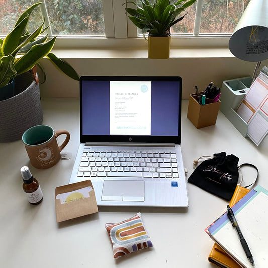 Pocket Retreat Bundle | Digital Guide + Calming Self-Care Kit for Rest & Stress Relief