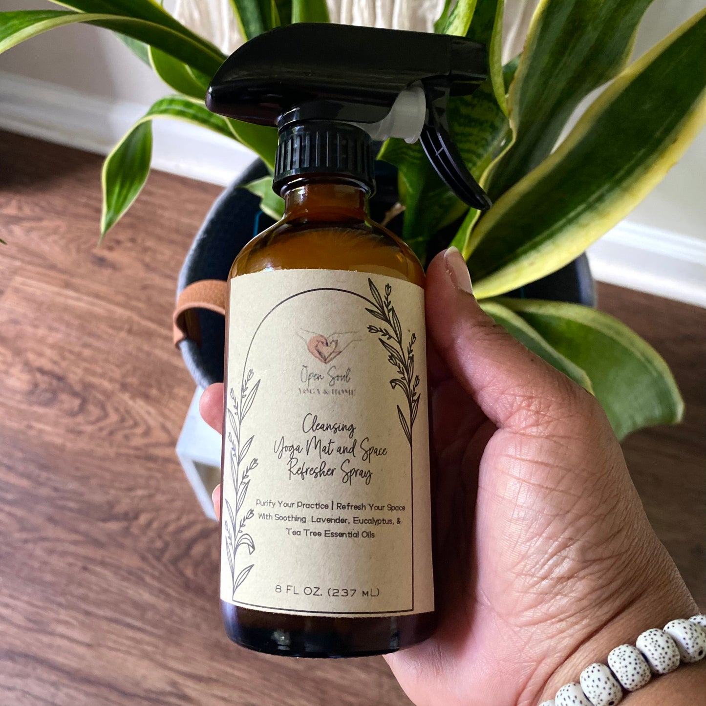 Organic Yoga Mat Cleaning Spray | Non-Toxic Room & Home Freshener