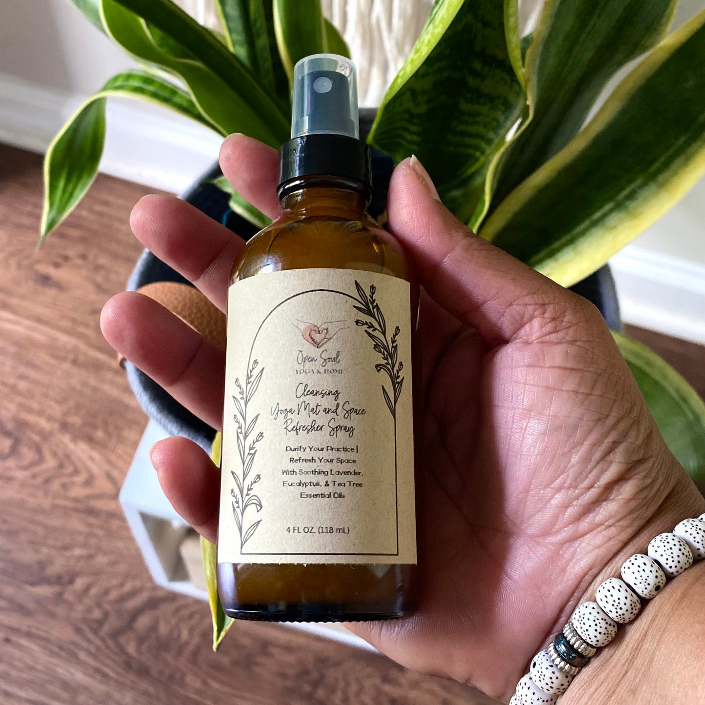 Organic Yoga Mat Cleaning Spray | Non-Toxic Room & Home Freshener