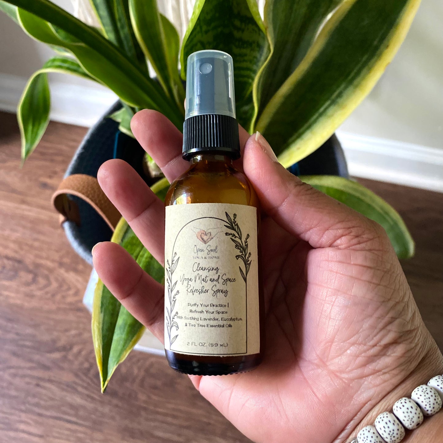 Organic Yoga Mat Cleaning Spray | Non-Toxic Room & Home Freshener